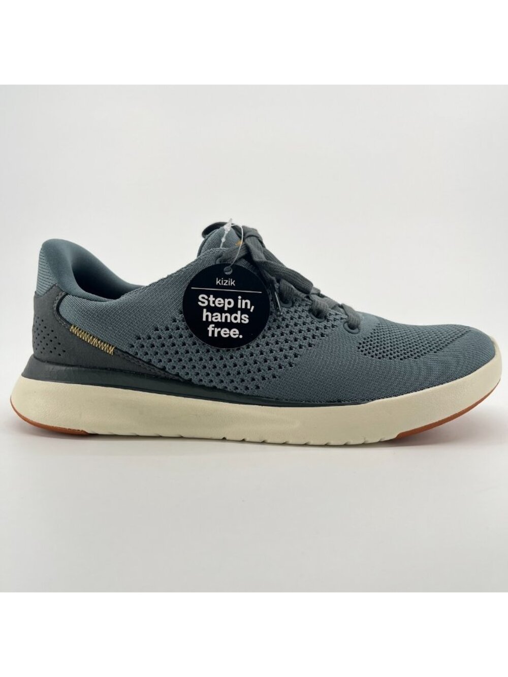 Kizik Lima Mens Size 8EE Womens 9.5EE Blue Athletic Hands Free Shoes Sneakers